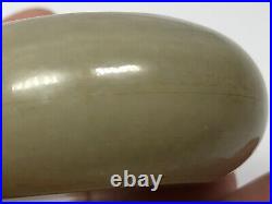 19th Chinese Celadon Jade Brush Washer Water Coupe