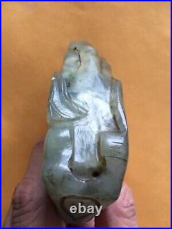 A Chinese Carved Celadon Jade Finger Citron