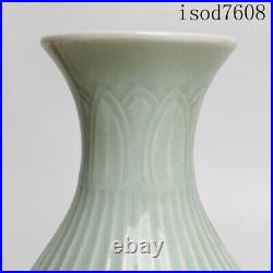 Antique Chinese Song dynasty Porcelain Shadow celadon Jade pot spring bottle
