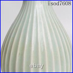 Antique Chinese Song dynasty Porcelain Shadow celadon Jade pot spring bottle