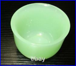 Chinese Translucent Celadon Green Jade Ceremonial Cup #2