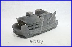 Nice Hand Carved Chinese Celadon Jade Boat 2